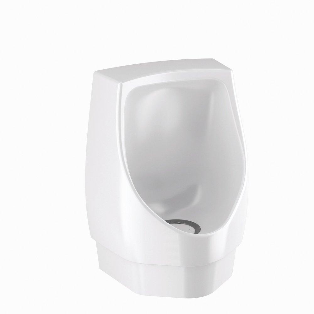 Sloan Valve White Vitreous China Wall Mount Waterfree Urinal with SloanTec&reg; Glaze 