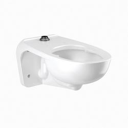 Elongated Wall Mount Toilet in White