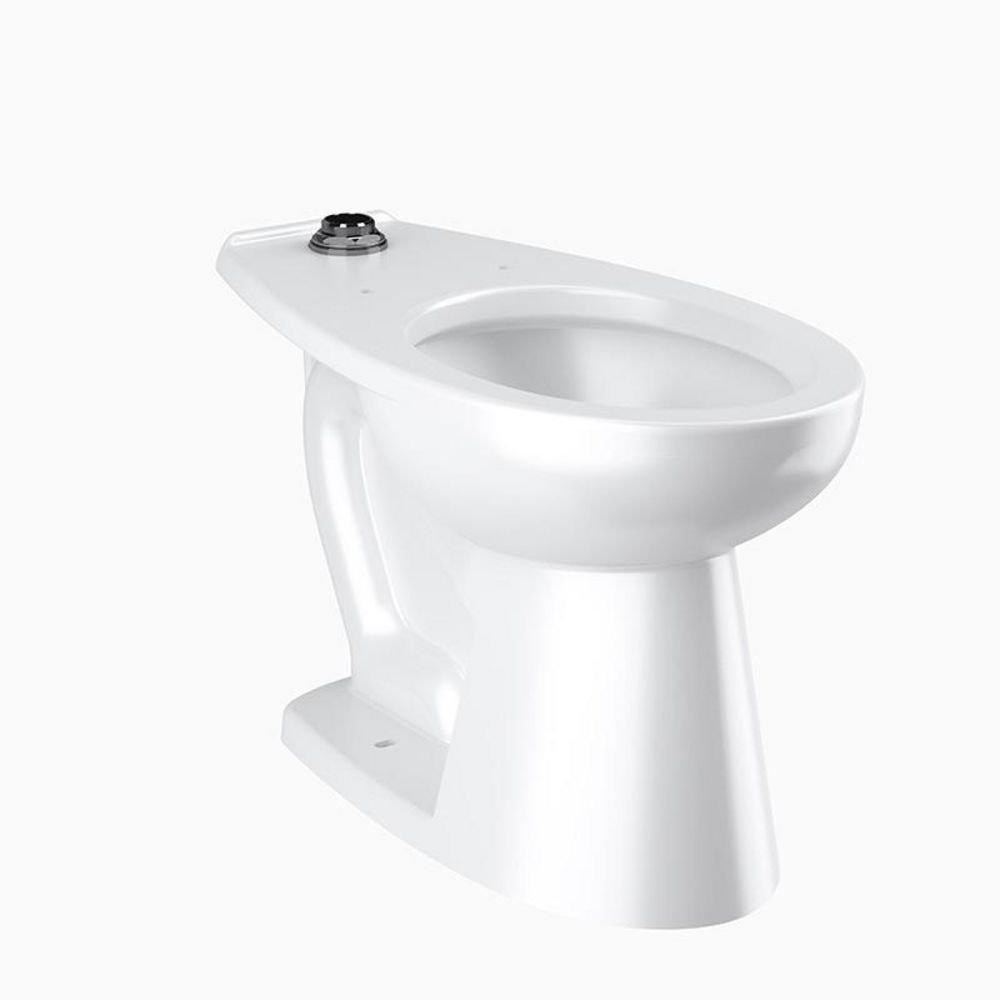Sloan White Elongated Toilet Bowl in White 