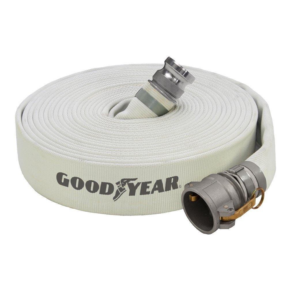 Abbott Rubber Co Inc White 2 in. Polyester Coupler x Adapter Discharge Hose 
