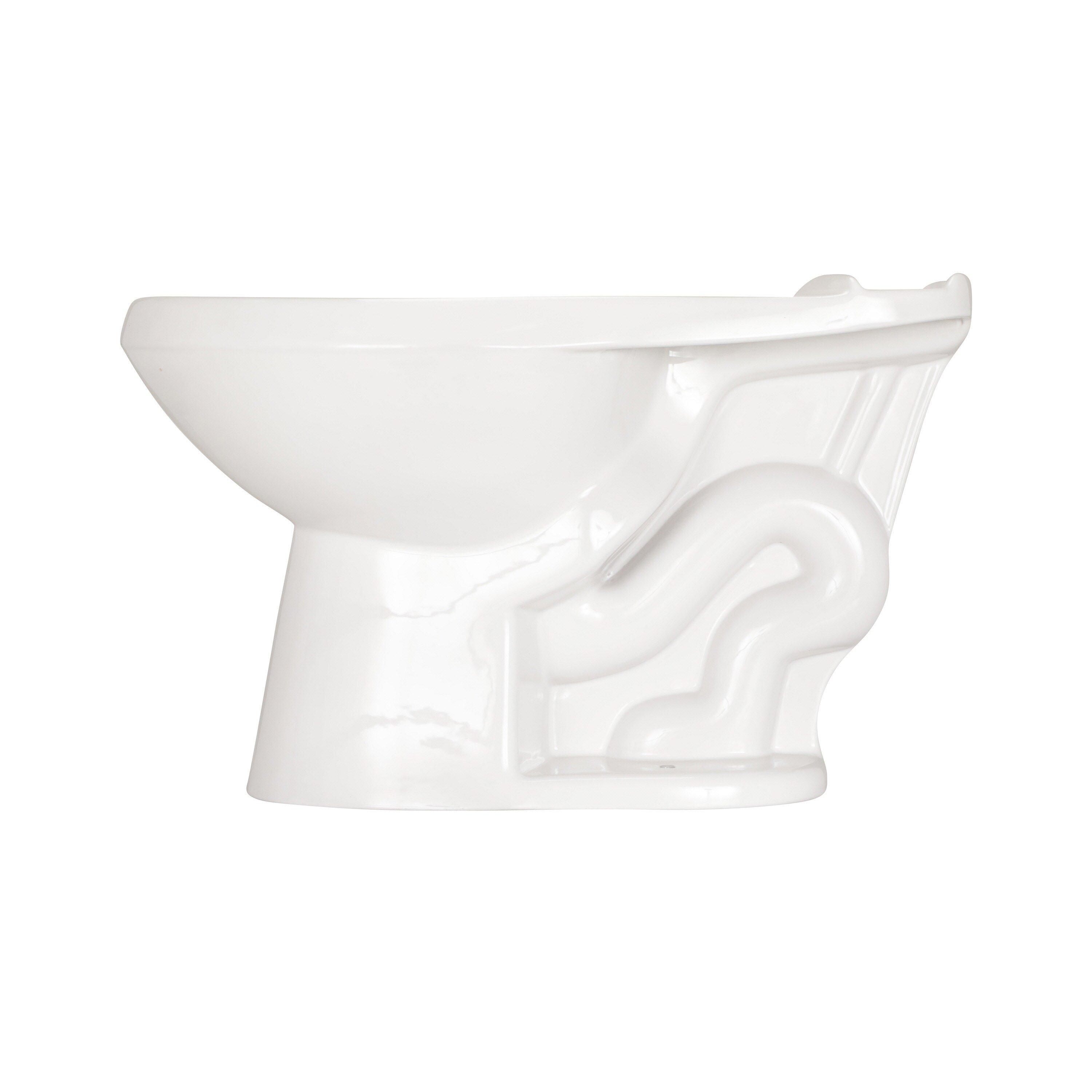 Zurn White Elongated Floor Mount Toilet Bowl 