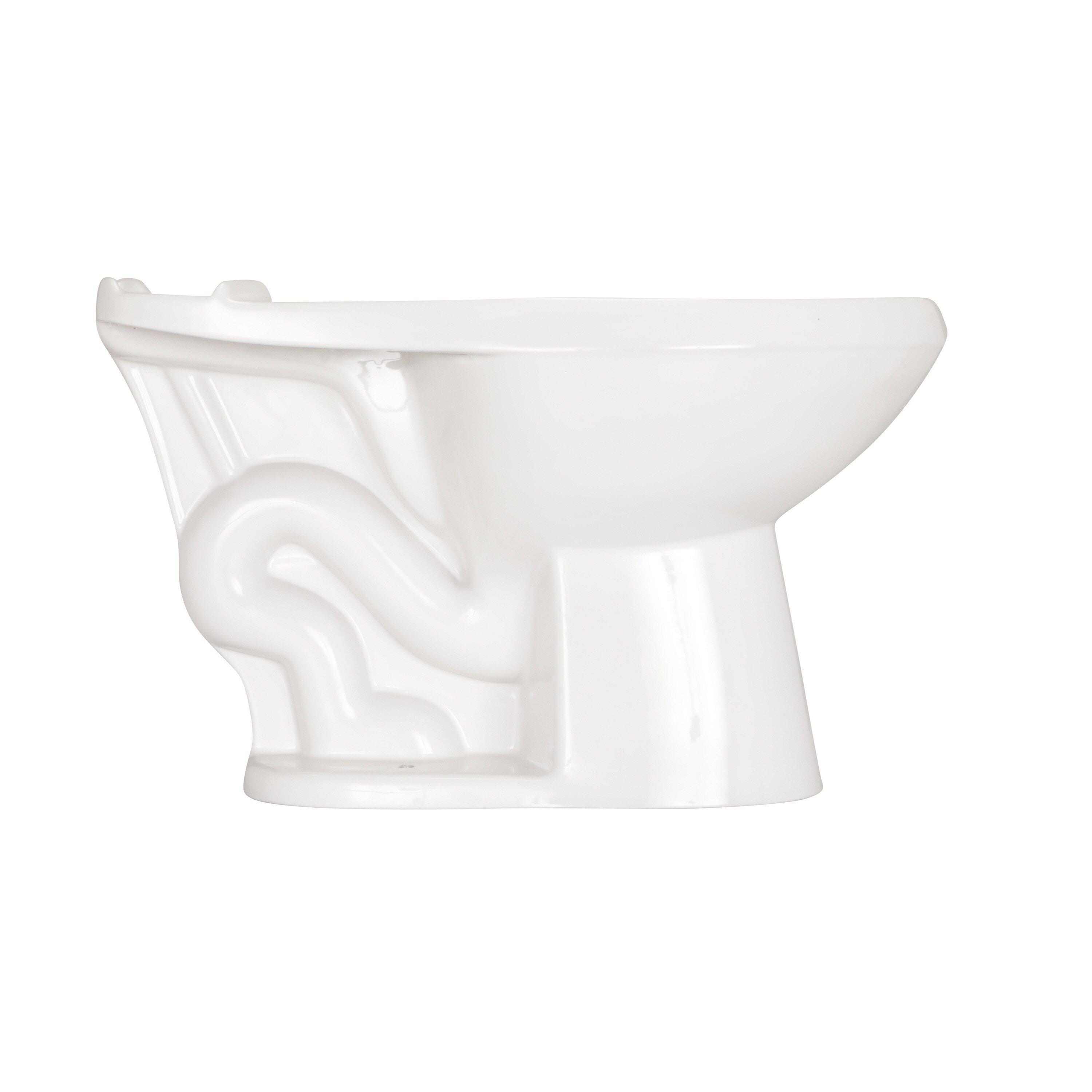 Zurn White Elongated Floor Mount Toilet Bowl 