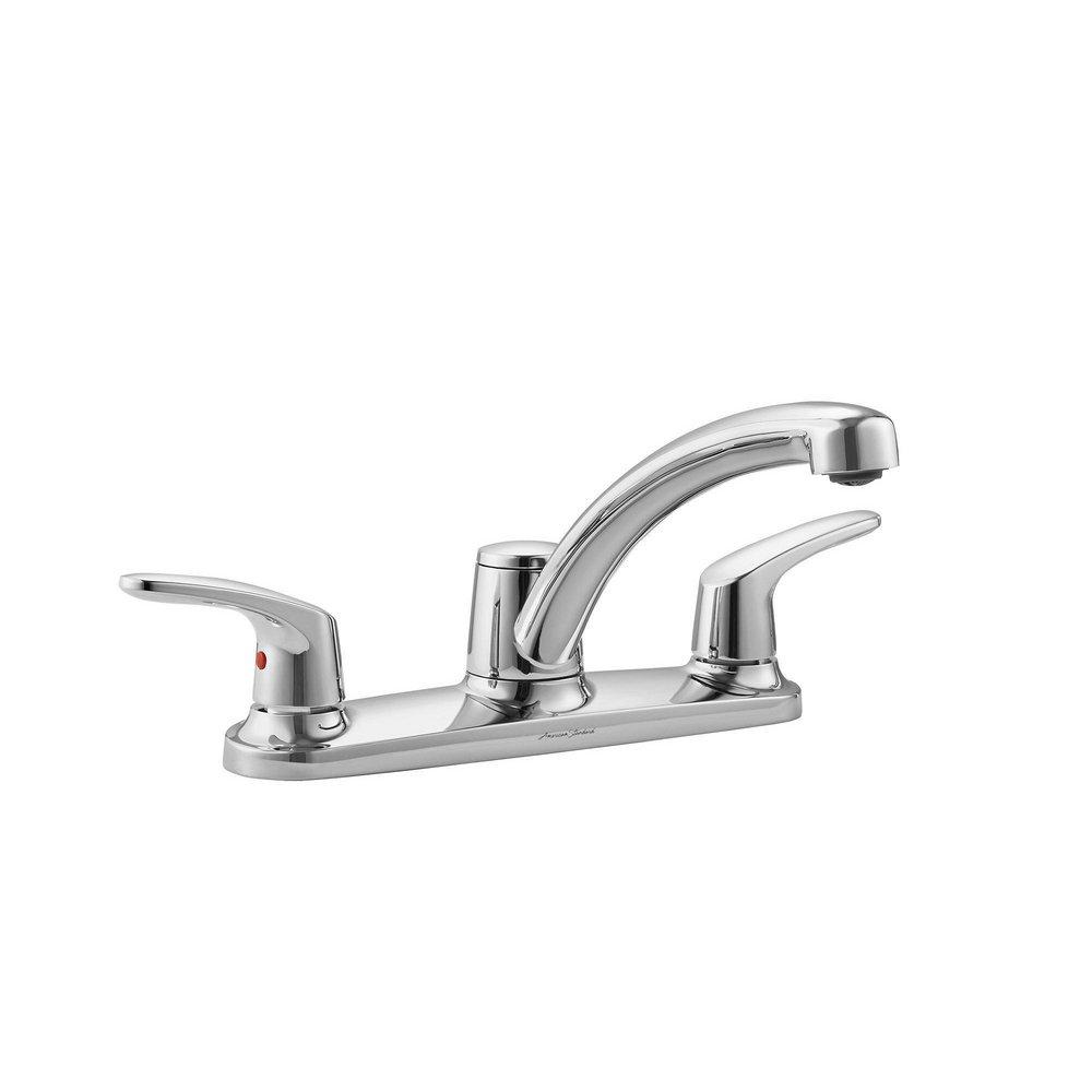 American Standard Polished Chrome Two Handle Kitchen Faucet 