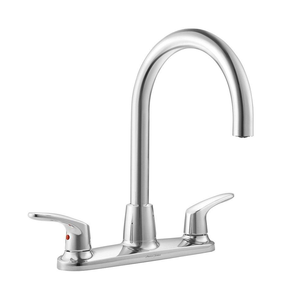 American Standard Polished Chrome Two Handle Kitchen Faucet 