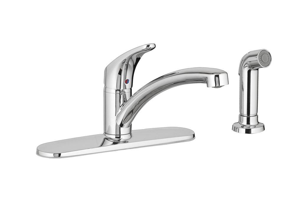 American Standard Polished Chrome Single Handle Kitchen Faucet 