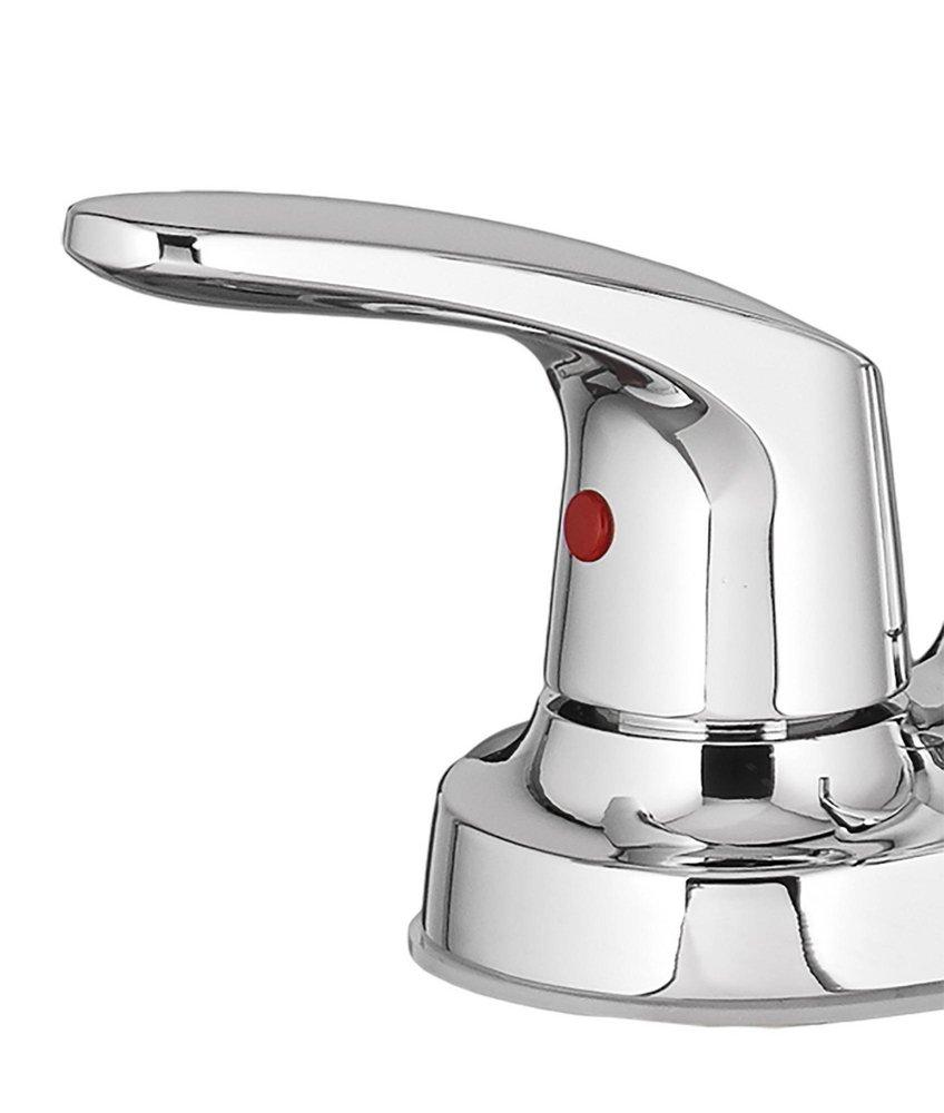 American Standard Polished Chrome Two Handle Lever Deck Mount Service Faucet 