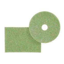 17 in. Scrubbing Pad in Green (Case of 5)