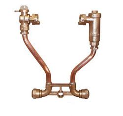 3/4 in. Plain End Brass and Copper Water Service Meter Setter