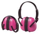 NRR 23 Plastic Womens Foldable Ear Muff in Pink