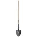 True Temper Black Round Point Shovel with Long Handle 