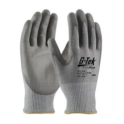 Fiber And Plastic Seamless Knit Blended Glove L