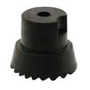 5/8 in. Rubber Rubber Tip in Black (Pack of 10)