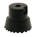Black 5/8 in. Rubber Rubber Tip (Pack of 10) 