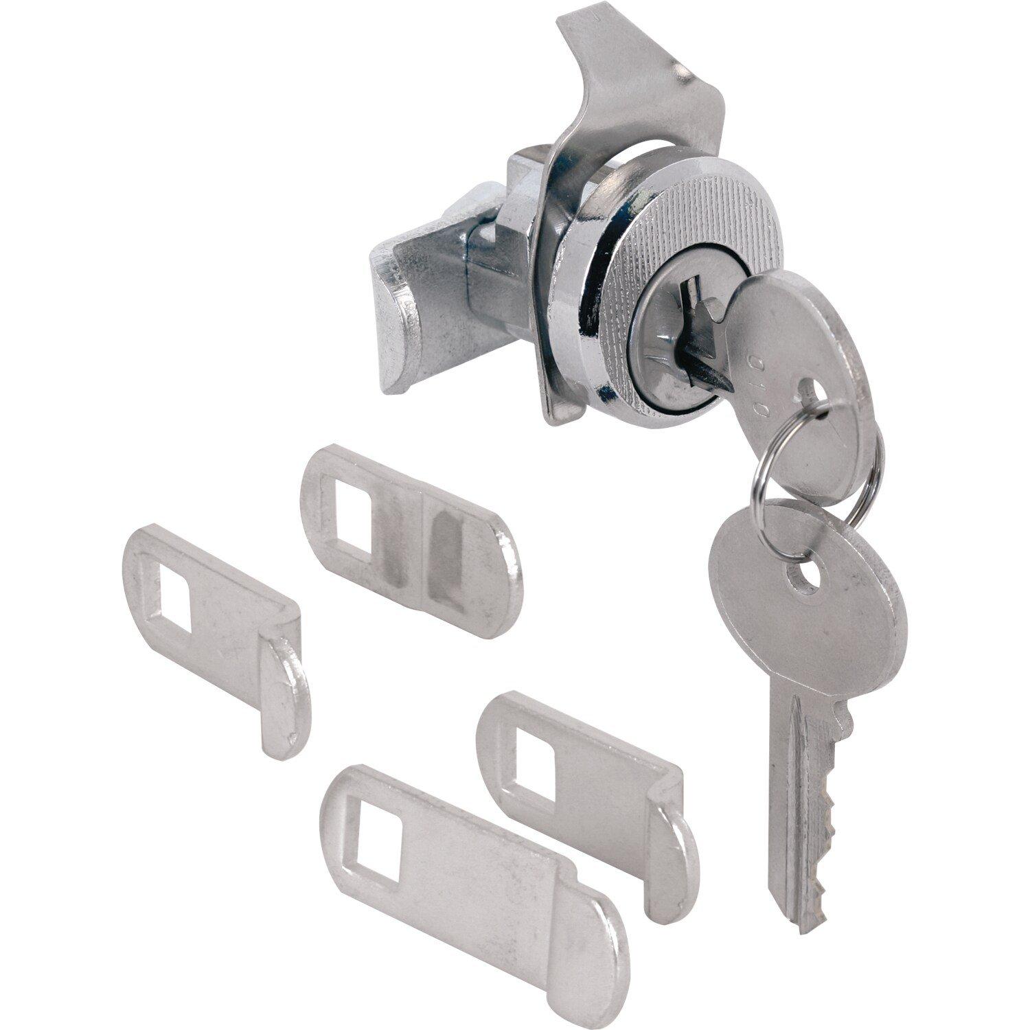Prime-Line Nickel Plated Mailbox Lock 