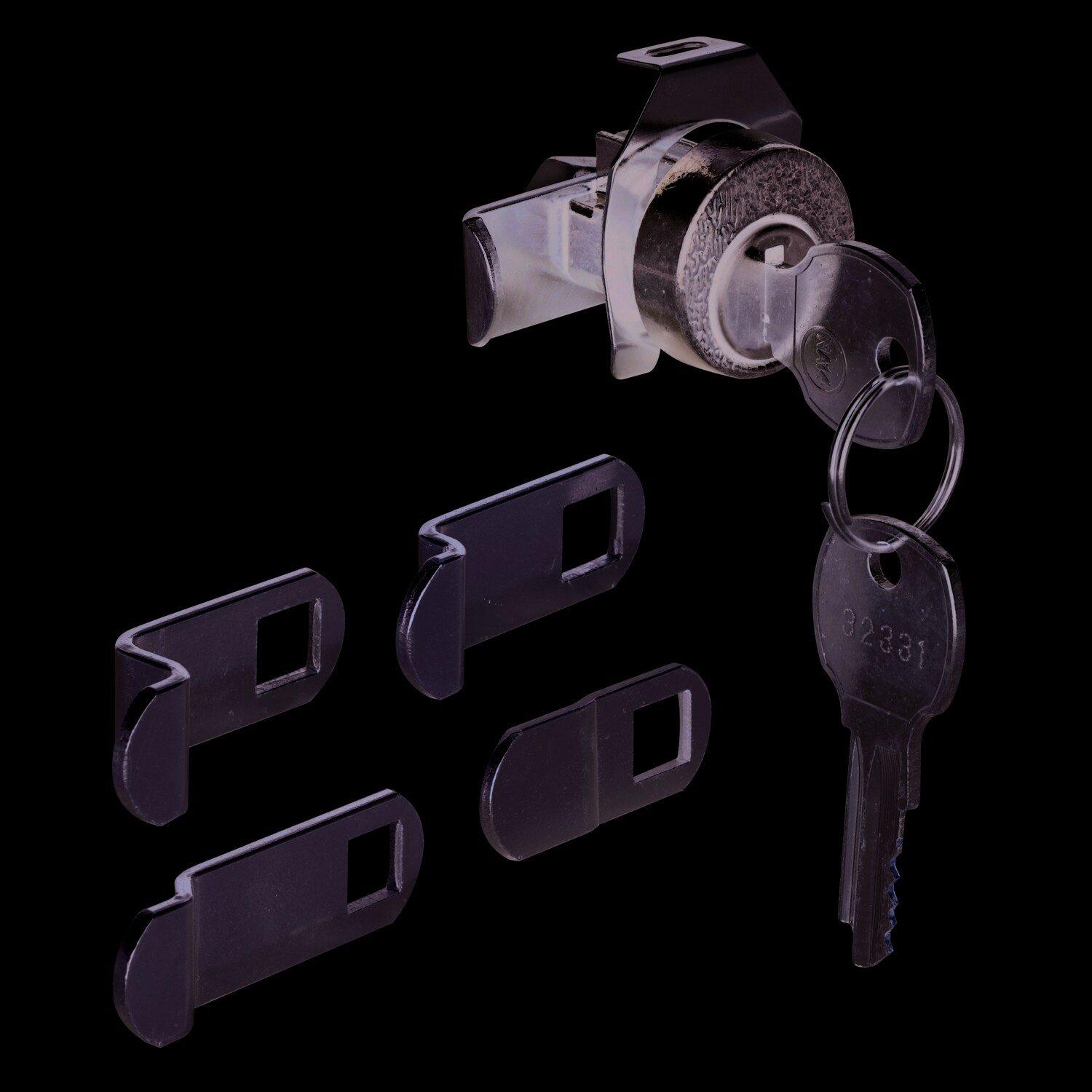 Prime-Line Satin Nickel Mailbox Lock 