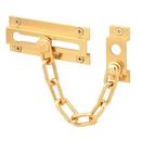 Prime-Line Solid Brass Chain Door Lock 