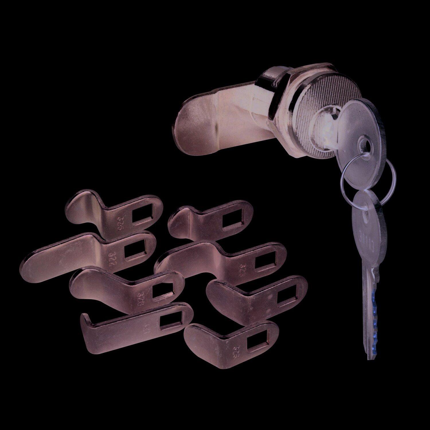 Prime-Line Polished Chrome Mailbox Lock 