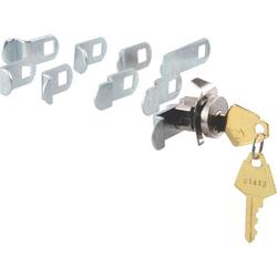 Mailbox Lock in Satin Nickel