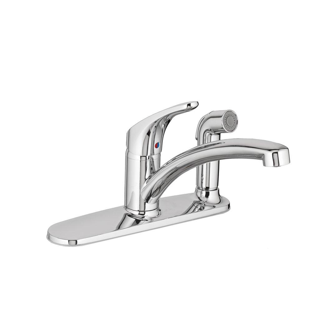American Standard Polished Chrome Single Handle Kitchen Faucet 