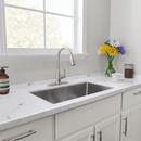 PROFLO&reg; Brushed Nickel Single Handle Pull Down Kitchen Faucet with Two-Function Spray 