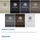 Elkay White 15-3/4 x 15-3/4 in. Dual Mount Quartz Bar Sink 