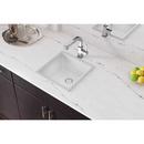 Elkay White 15-3/4 x 15-3/4 in. Dual Mount Quartz Bar Sink 