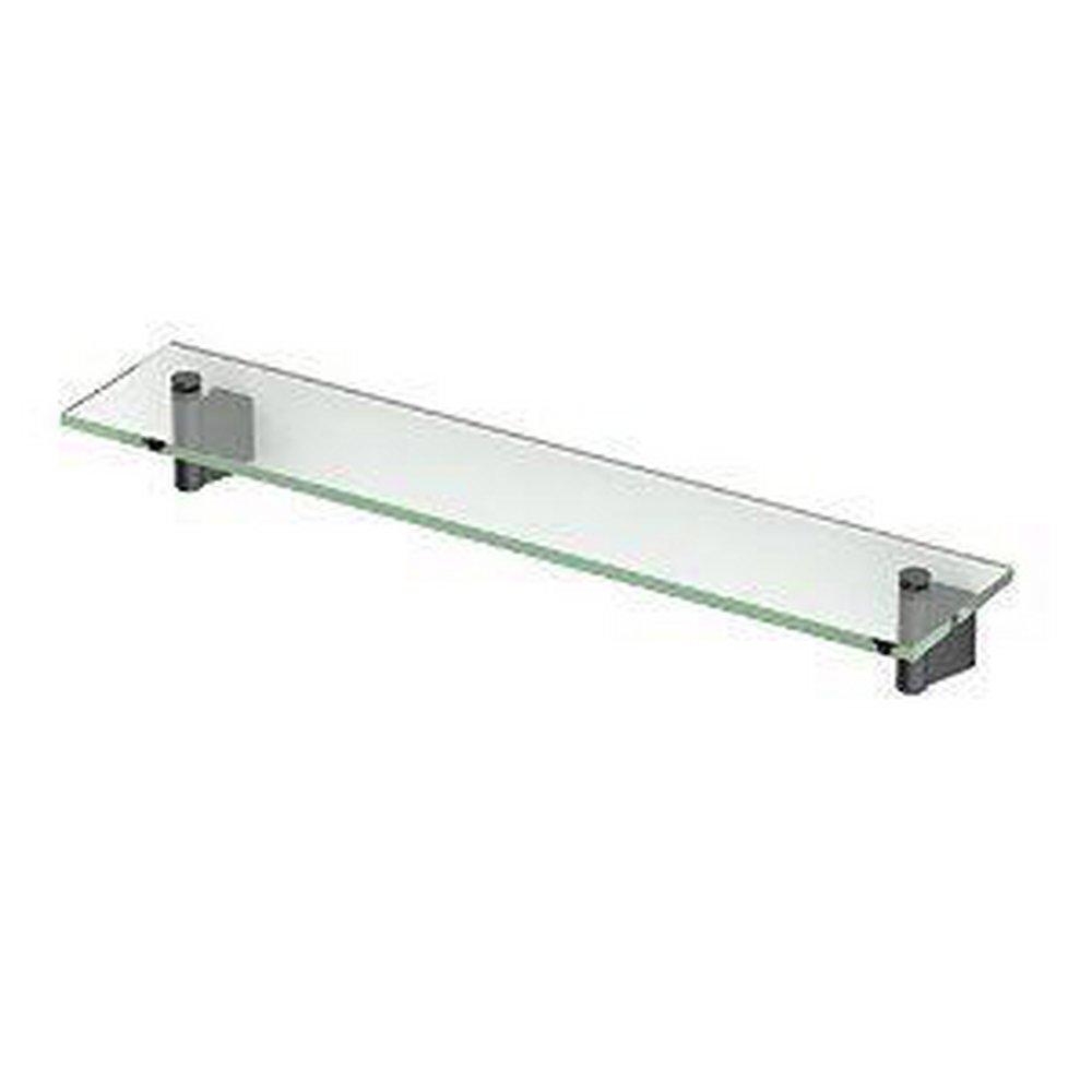 BLEU GLASS SHELF MATTE BLACK 