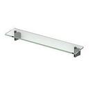 BLEU GLASS SHELF MATTE BLACK 