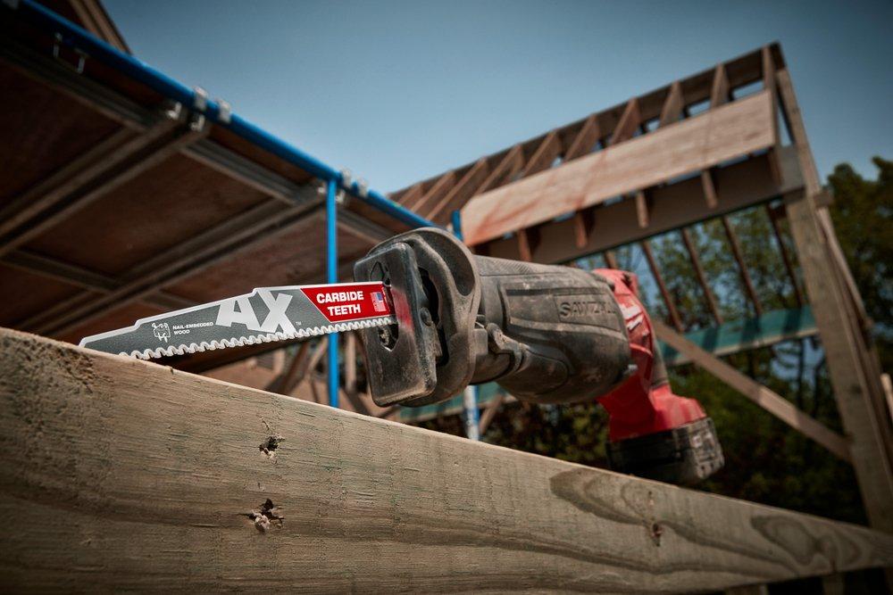 Milwaukee&reg; Silver THE AX WITH CARBIDE TEETH SAWZALLBLADE 6 5T 