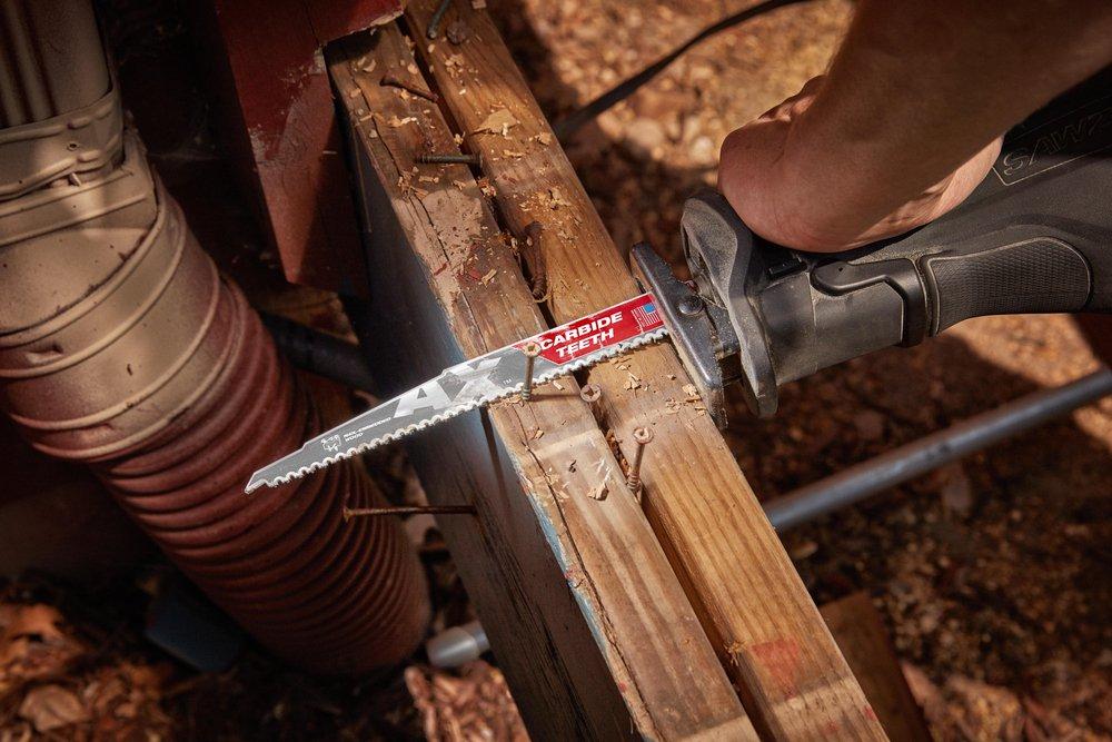 Milwaukee&reg; Silver THE AX WITH CARBIDE TEETH SAWZALLBLADE 6 5T 