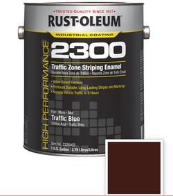 1 gal Semi-Gloss Traffic and Striping Paint in Gloss Red