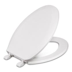18-3/4 in. Plastic Elongated Toilet Seat