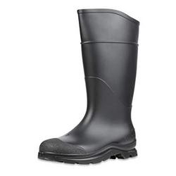14 in. 9 MENS Fleece, Rubber and PVC Plain Toe Knee Boot in Black