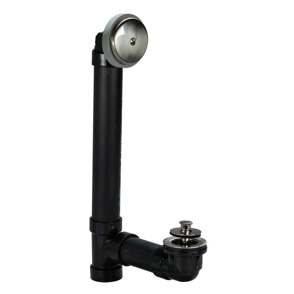 AB & A&trade; Satin Nickel Plastic Push-Pull Drain 
