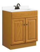 Design House Honey Oak 31-1/2 x 24 x 18 in. Vanity Base Cabinet 