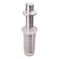 3-3/4 in. Closet Top Pivot in Silver (Pack of 2)