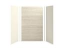 KOHLER Veincut in Biscuit 96 x 32 in. 3-Wall Alcove Shower Wall Kit 