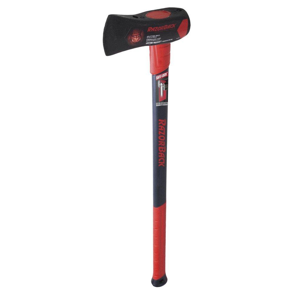 Razor-Back Red Splitting Maul with Fiberglass Handle 