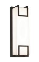 LED Outdoor LED Wall Sconce in Textured Bronze