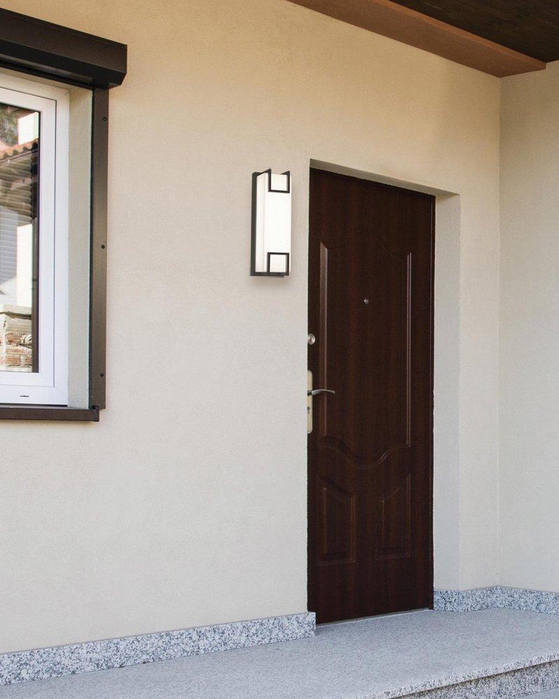 AFX Textured Bronze LED Outdoor LED Wall Sconce 