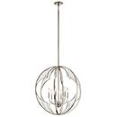 Kichler Lighting Polished Nickel 60W Candelabra Chandelier 