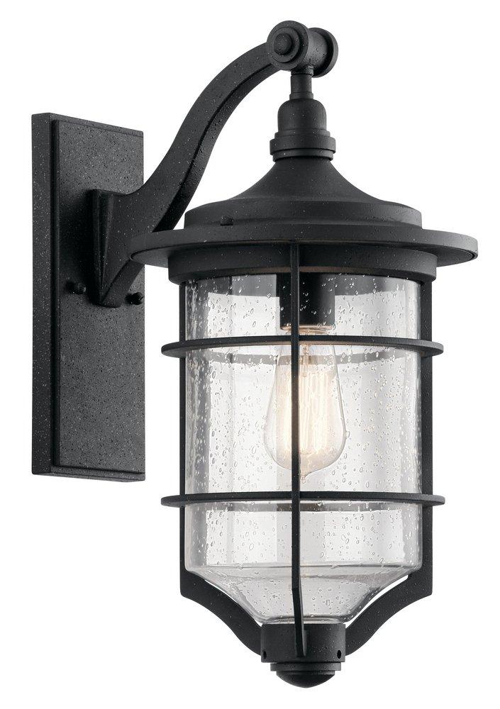 Kichler Lighting Distressed Black 100W Medium Outdoor Wall Sconce 