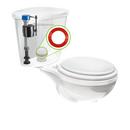 Fluidmaster Red Flush Valve Seal Replacement 3 Pack for 210 and 211 Flush Valves 