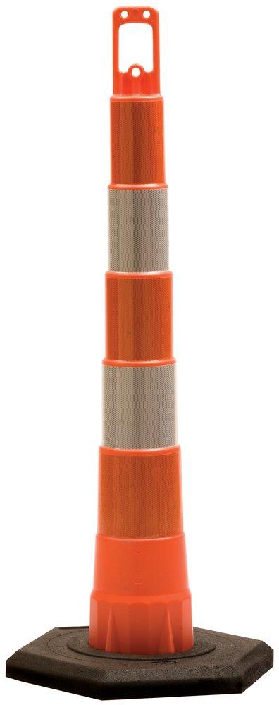 Work Area Protection Corporation Orange 42 in. 3 lb. Traffic Cone with High Intensity Prismatic Collar 