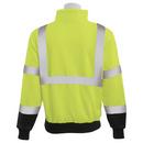 ERB Safety Hi-Viz Lime W379 CL3 QUART ZIP PULLOVER HVLI 3X 