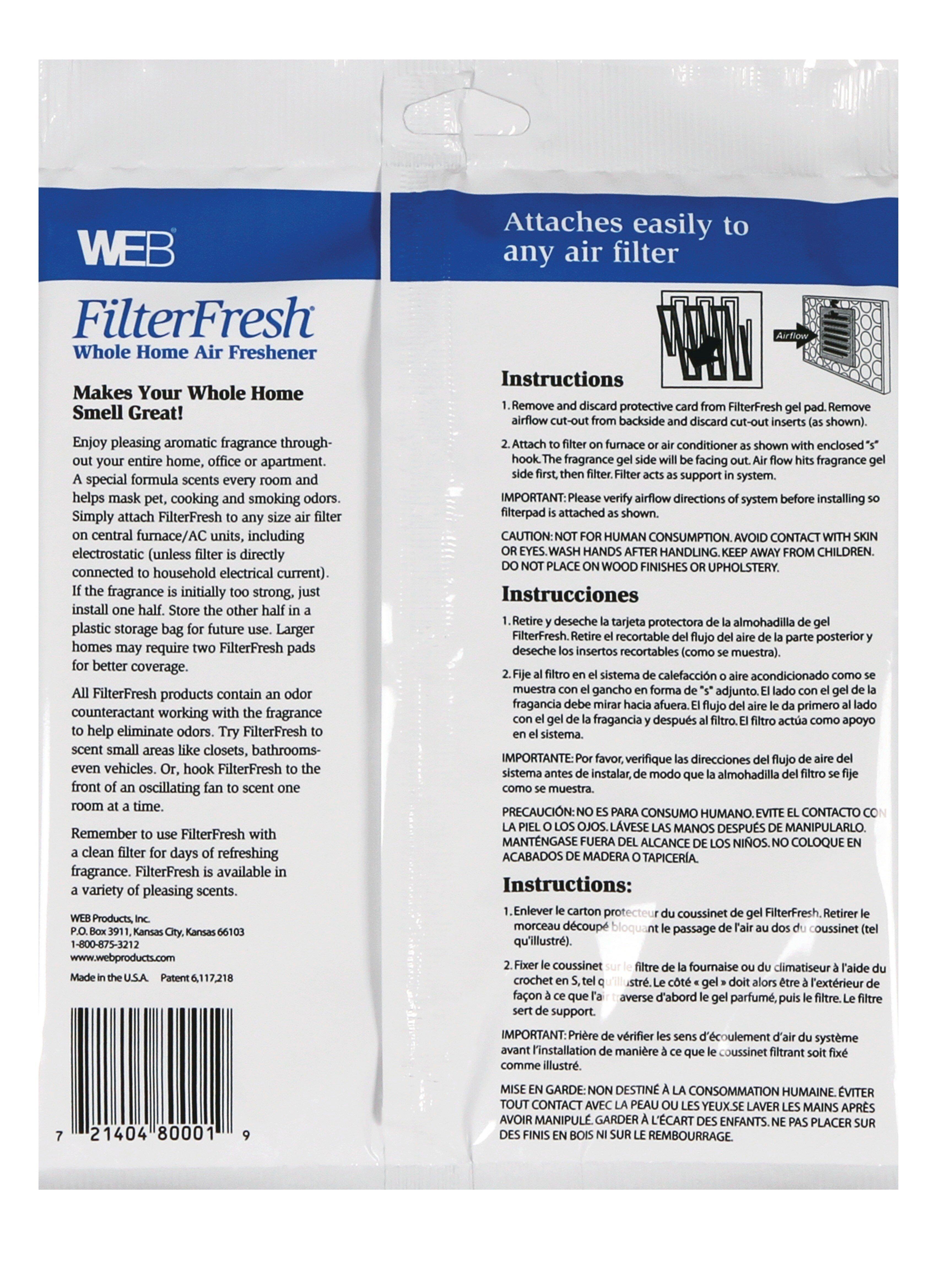Web Products White Filter Fresh Whole Home Air Freshener 