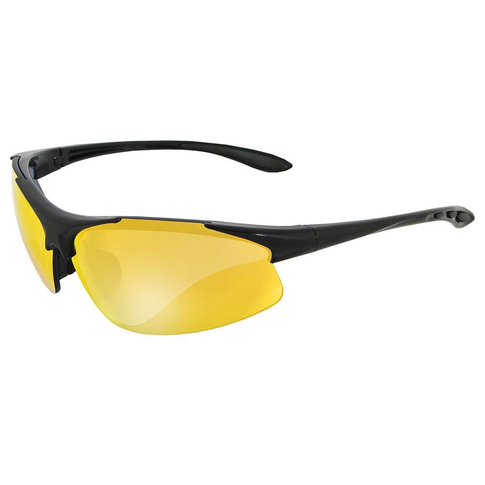 ERB Safety Black Black Frame Polycarbonate Safety Glasses 