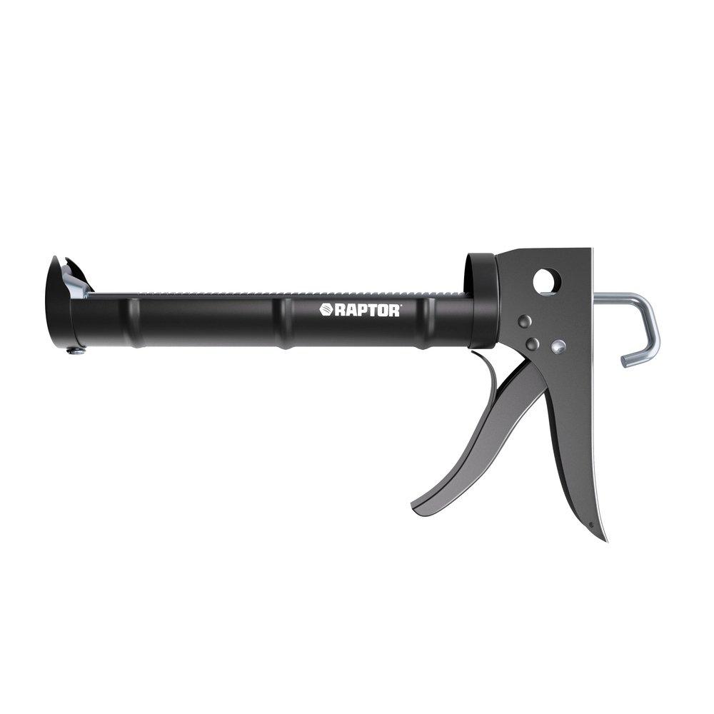 RAPTOR&reg; Black Caulk Gun in Black and Red 