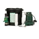 Zoeller Pump Co 9 ft. 115V Plastic Sewage Pump System 