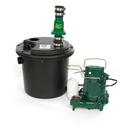 Zoeller Pump Co 9 ft. 115V Plastic Sewage Pump System 
